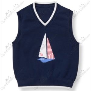Janie and Jack Sailboat Sweater Vest